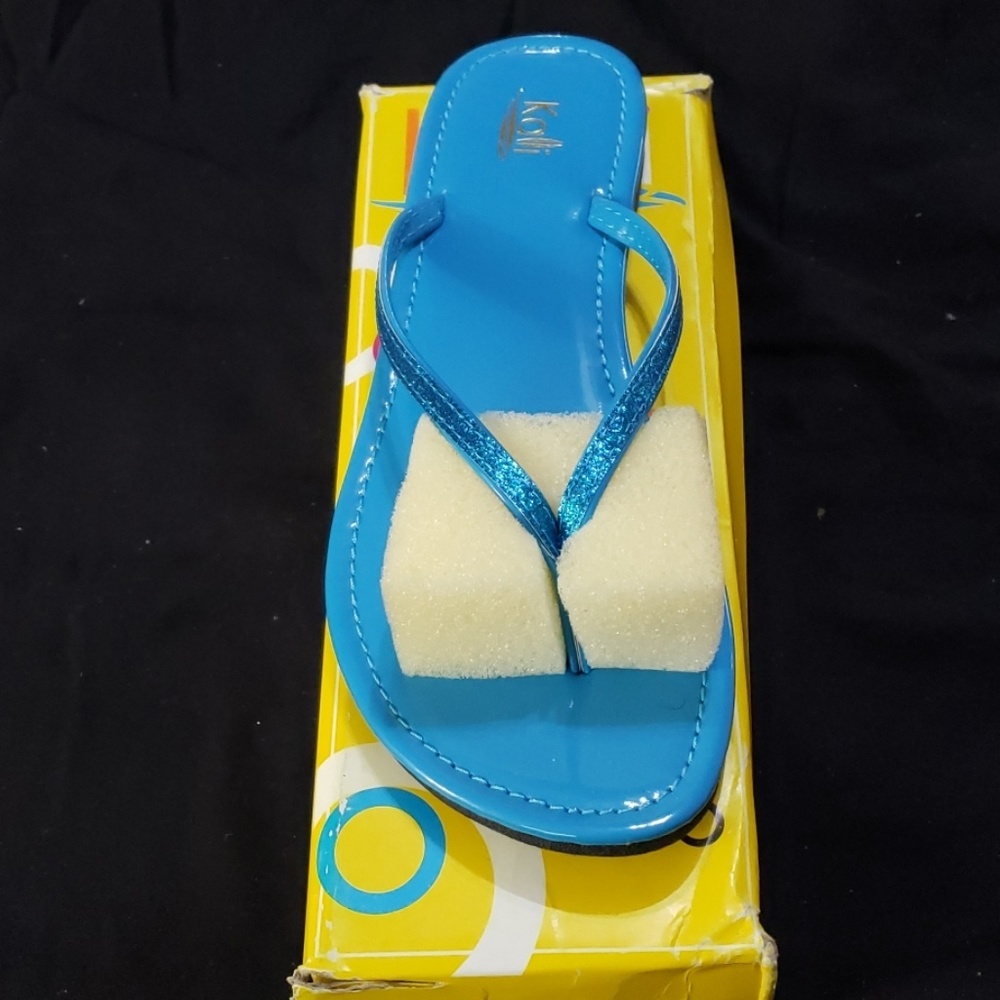 Sequin flip flop